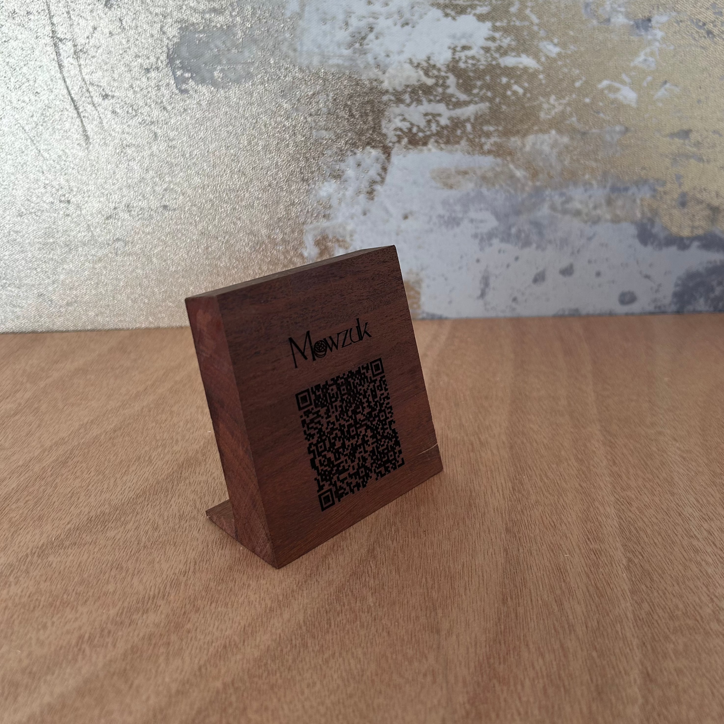 Cuadro de Madera Código QR